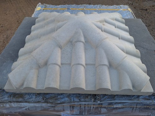 Cast stone pier cap 1 - cap, x