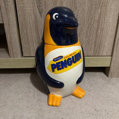 Mcvities penguin cookie jar - mcvities,
