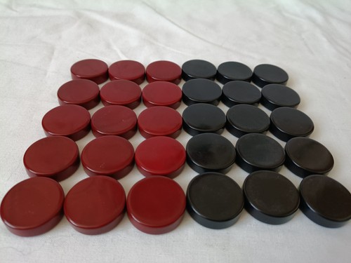 Set plastic backgammon - of,