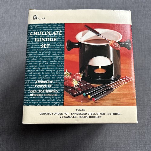 Bhs vintage ceramic fondue - bhs, set