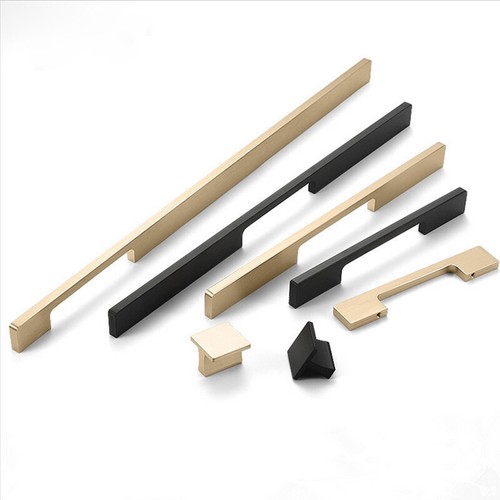 Golden black square kitchen - golden,