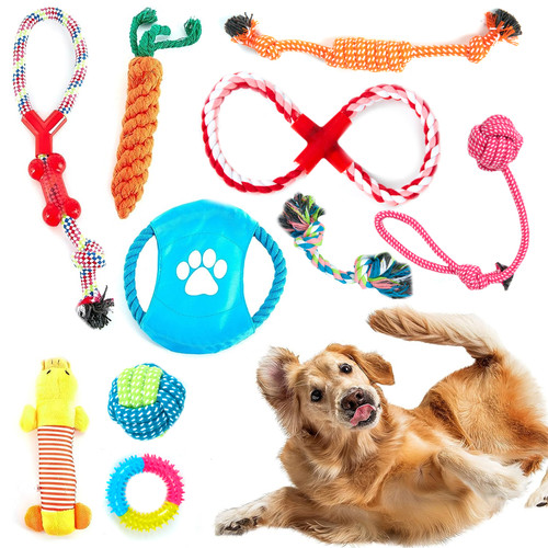 Pcs dog rope toys set - rope,