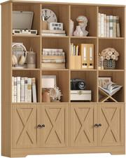 Bookcase storage oak - oak, shelves