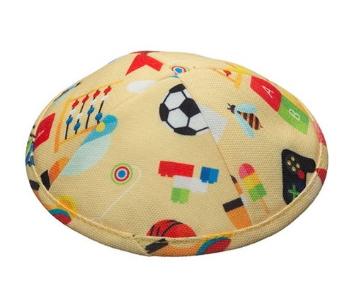 Children cloth kippah - children’s,
