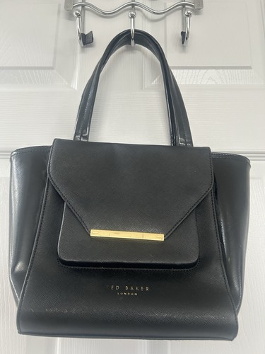 Ted baker black leather medium - baker,