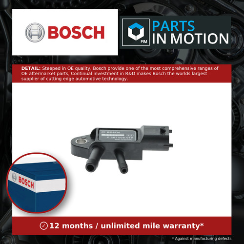 Exhaust pressure sensor - pressure, fits
