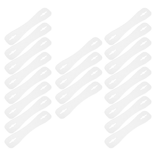 Durable transparent tie - transparent,