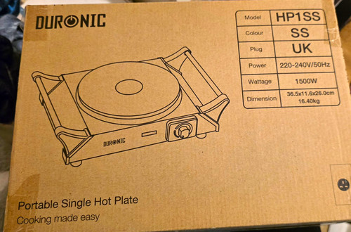 Duronic hp1ss 1500w stainless - duronic,