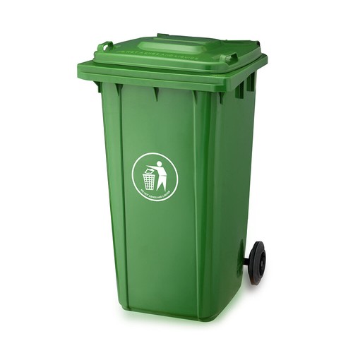 240l large wheelie bin - 240l, 3