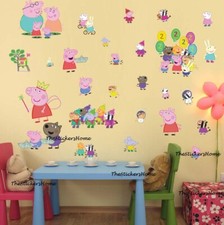 Peppa pig wall - pig, stickers