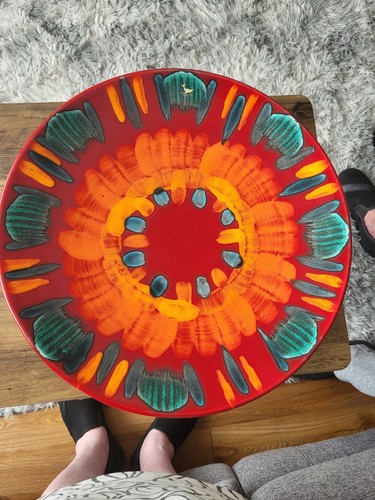 Poole pottery charger - pottery, 42cm