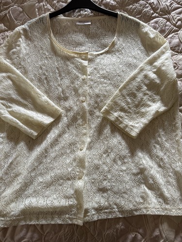 Bon marche cream lacey - cream,