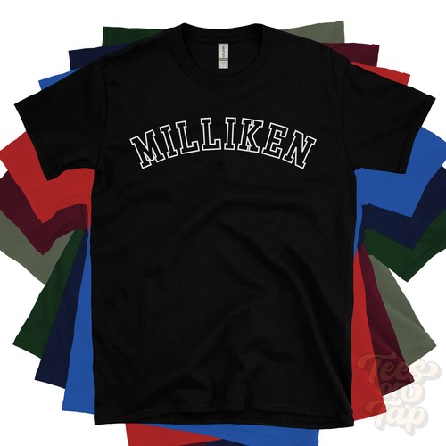 Milliken shirt retro varsity - milliken, t-shirt