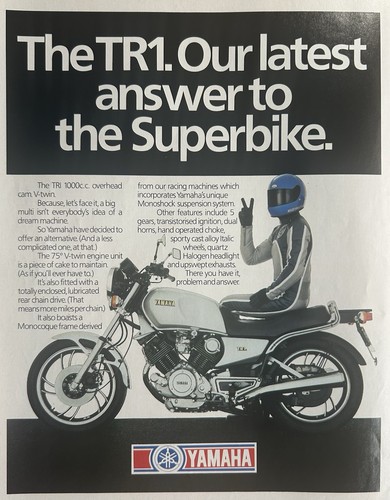 Yamaha 1000cc original - yamaha, tr-1