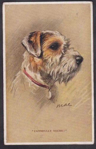 Vintage postcard mac artist - vintage,