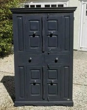 Solid oak school cupboard - solid,