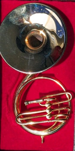 Miniature brass french - miniature, horn