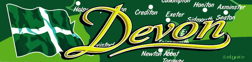 Devon county flag external car - devon,