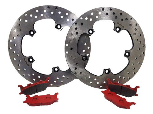 Kit front discs - kit, pads
