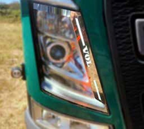 Stainless steel headlights - stainless,