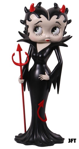 3ft large betty boop devil - betty,