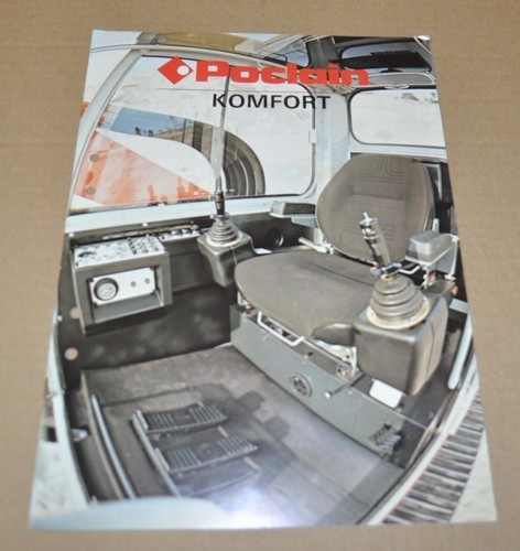 Poclain komfort volvo - poclain, bm