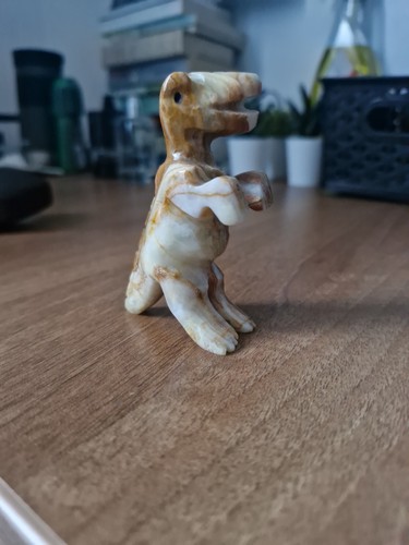 Onyx rex dinosaur statue - dinosaur,