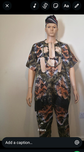 Piece abstract african - 2-piece,