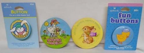 Hallmark easter pins buttons - pins,