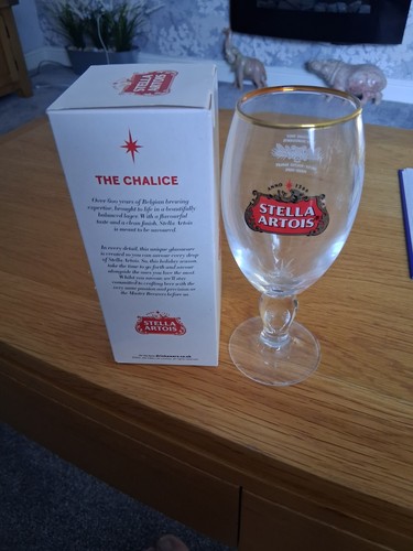 Stella artois chalice - artois, boxed