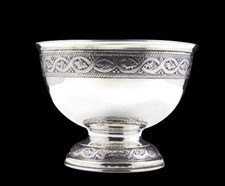 SOLID SILVER LIBERTY BOWL 1917