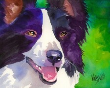 Border Collie Print of