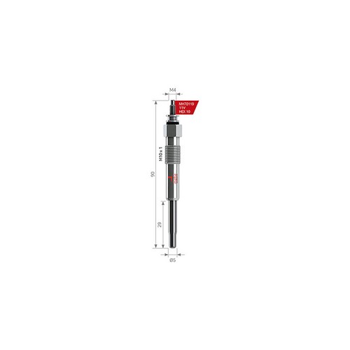 Glow plug for citroen - for, fiat