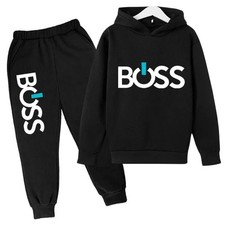 Boys Girls Casual Print Hoodie