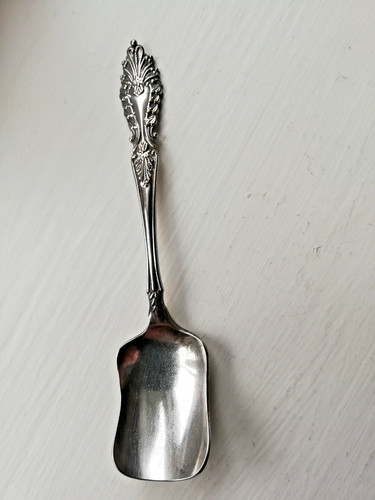 Vintage silver sugar scoop - vintage,