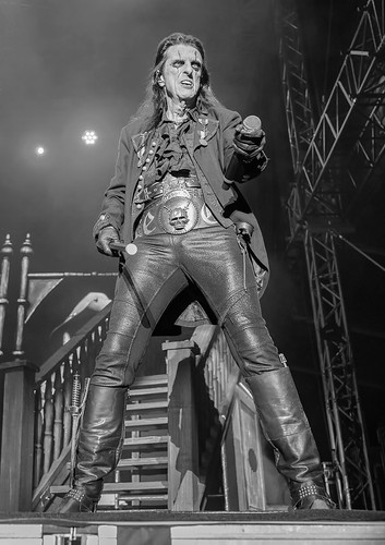 Alice cooper monochrome photo - alice,