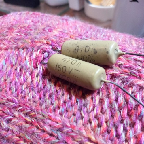 Two vintage mullard mustard - two,