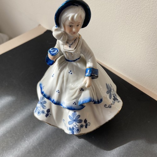 Vintage porcelain music box