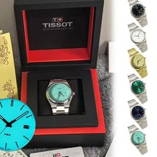 For Tissot PRX Green/Blue/Gold