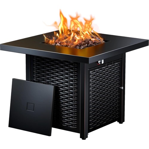 Outdoor gas fire - gas, table