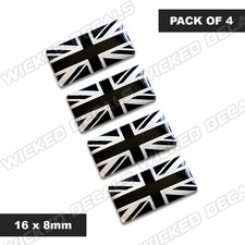 4 x Mini DOMED GEL UNION JACK
