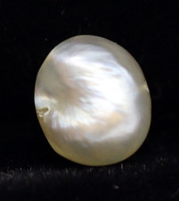 1.13 Ct Natural Basra Pearl 5 mm Uneven Cabochon No Nucleus Loose Gemstone