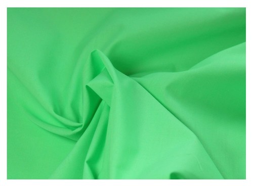 Lime green polycotton - polycotton, fabric