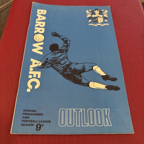 1968 barrow afc brighton - v,