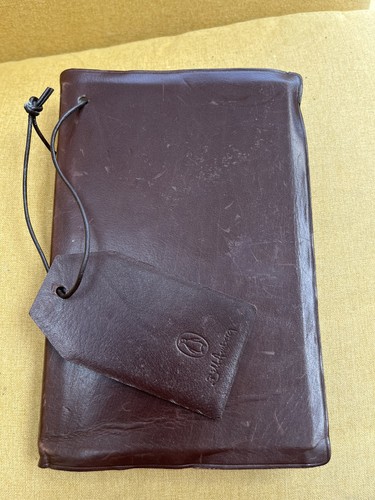 Leather bound bill - leather,