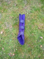 Padded Horse Tail Guard Protection for Travel Navy Blue