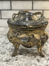 Antique Art Nouveau Cast Metal