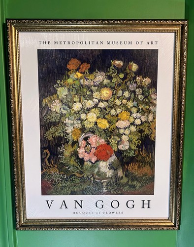 Van gogh canvas - van, bouquet