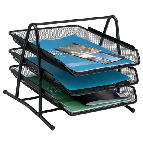 Tier document tray - document, pull-out