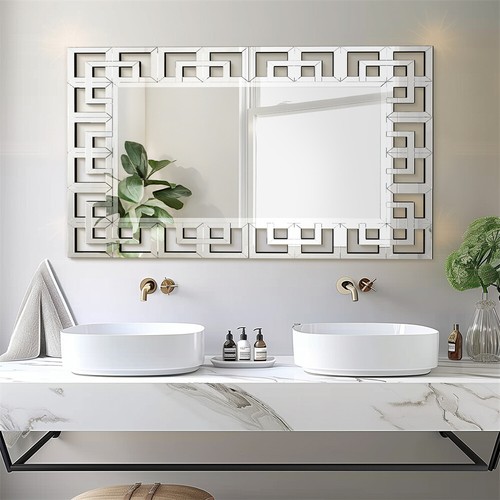 Large silver wall - large,